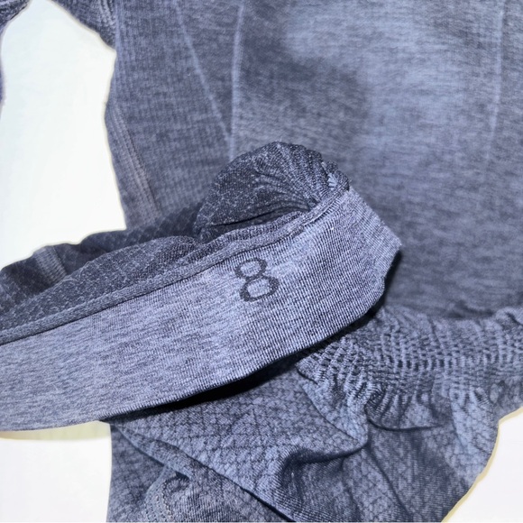 Lululemon Women’s High Rise Ebb and Flow Ruched Leg Cropped Activewear Pants - Picture 3 of 5